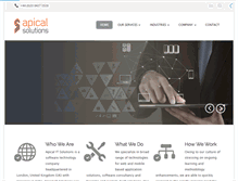 Tablet Screenshot of apicalsolutions.com